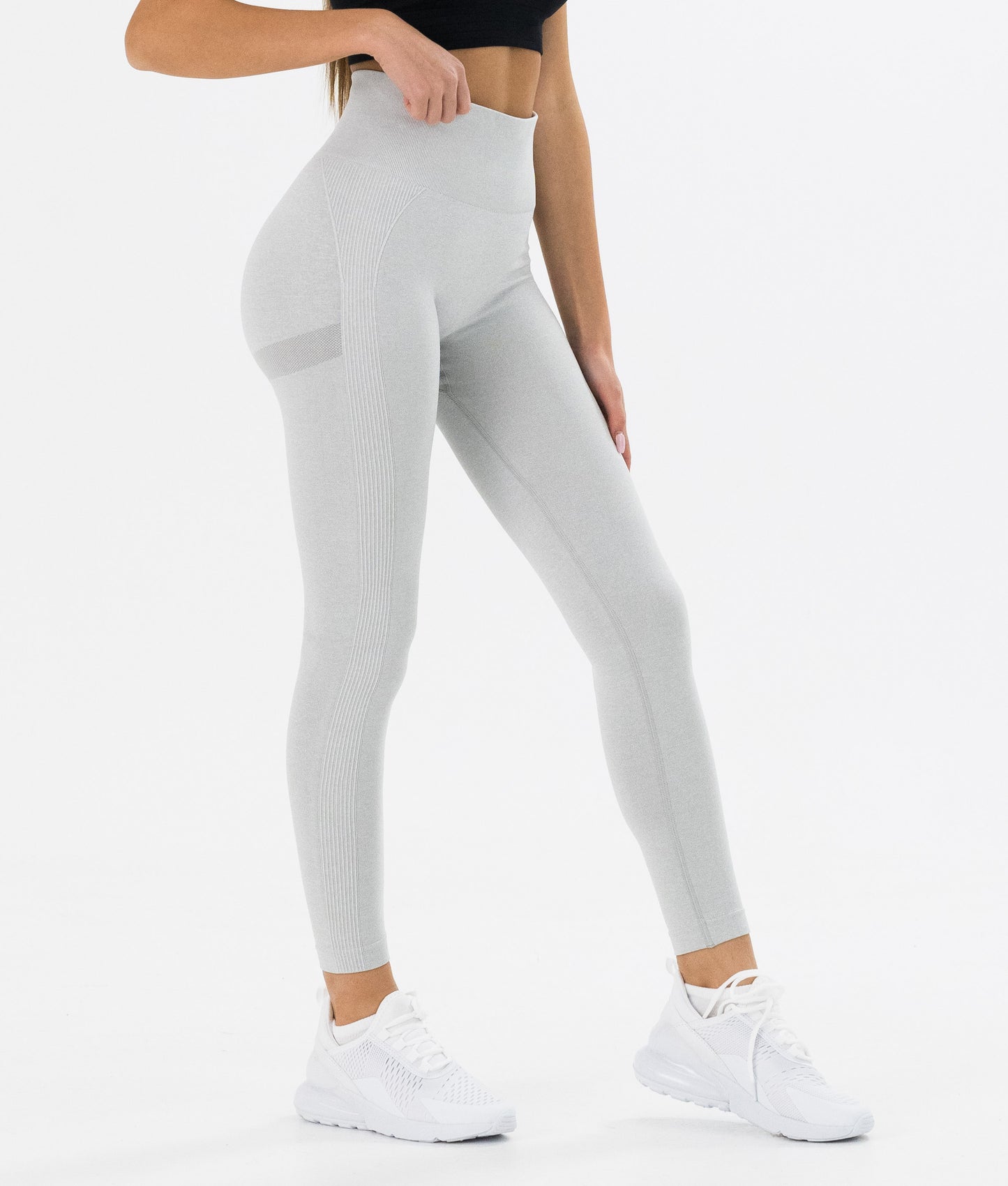 Scrunch Leggings in Hell-Grau