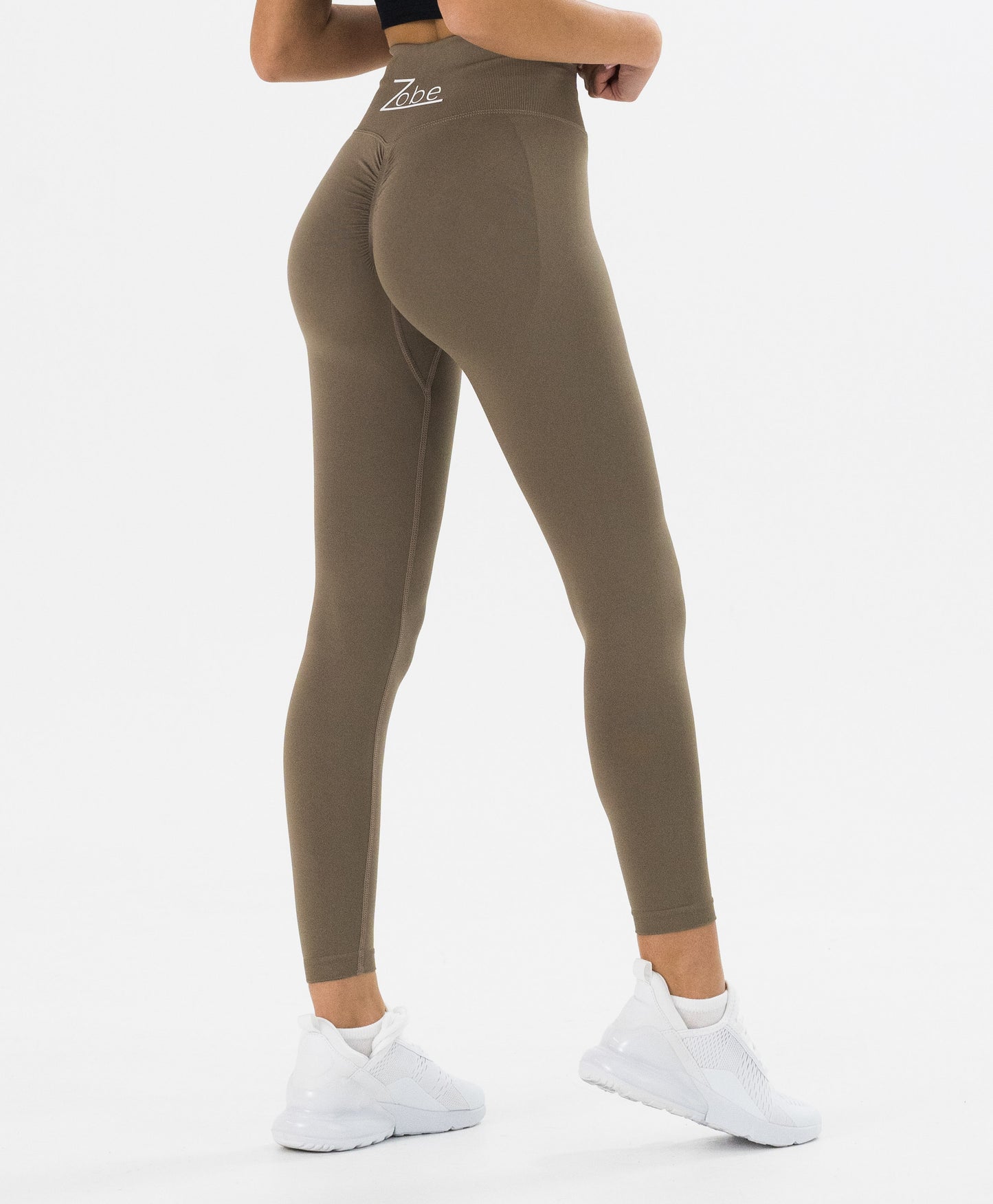 Scrunch Leggings in Taupe