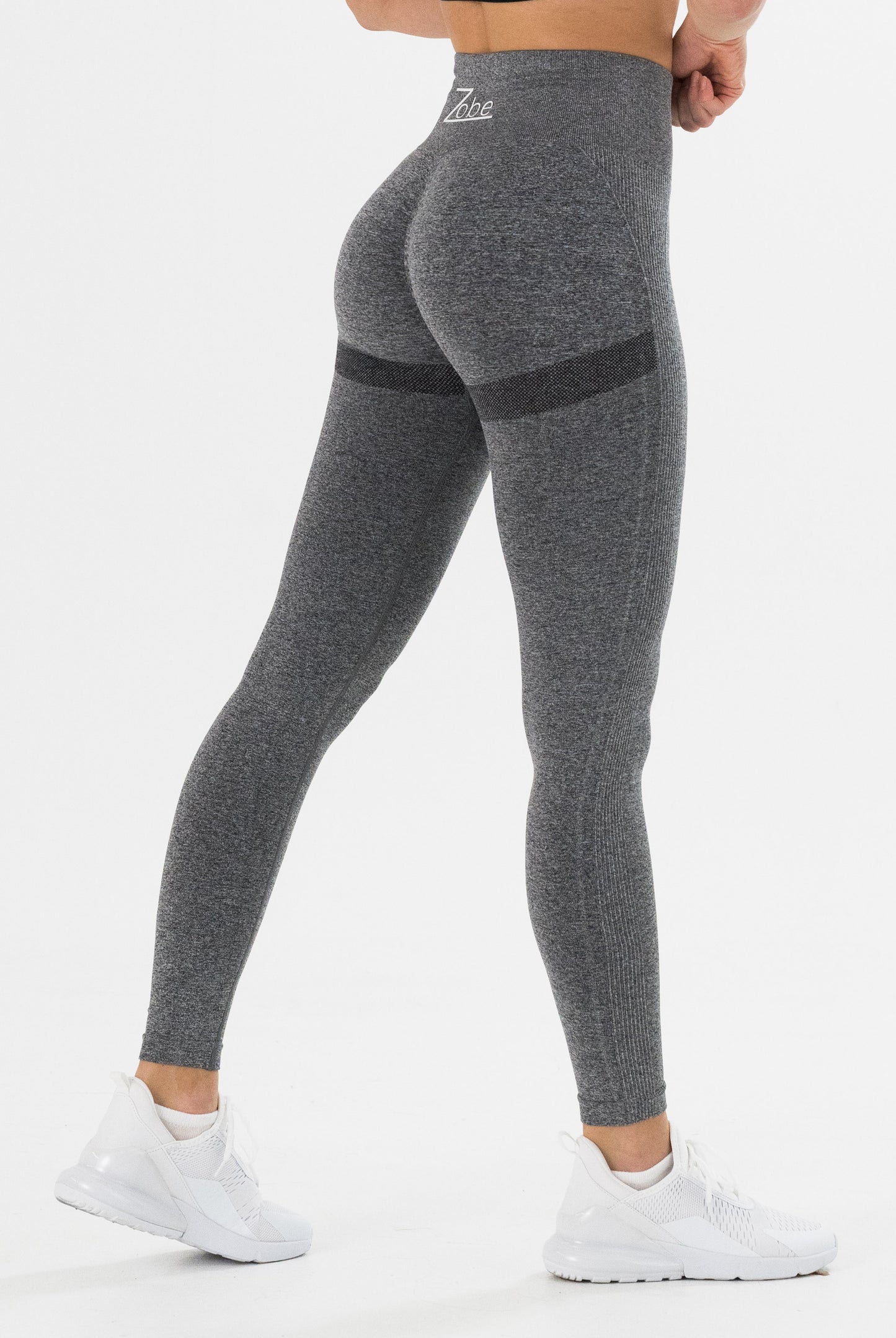 Scrunch Leggings in Dunkel-Grau