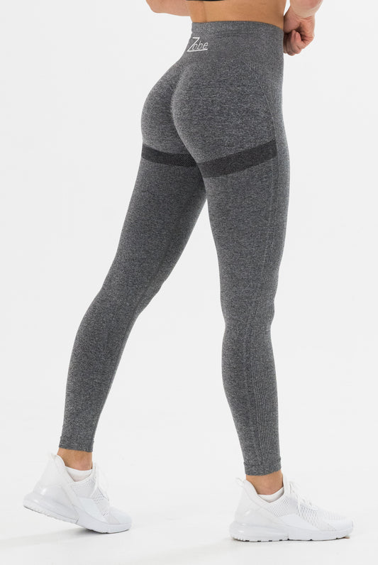 Scrunch Leggings in Dunkel-Grau