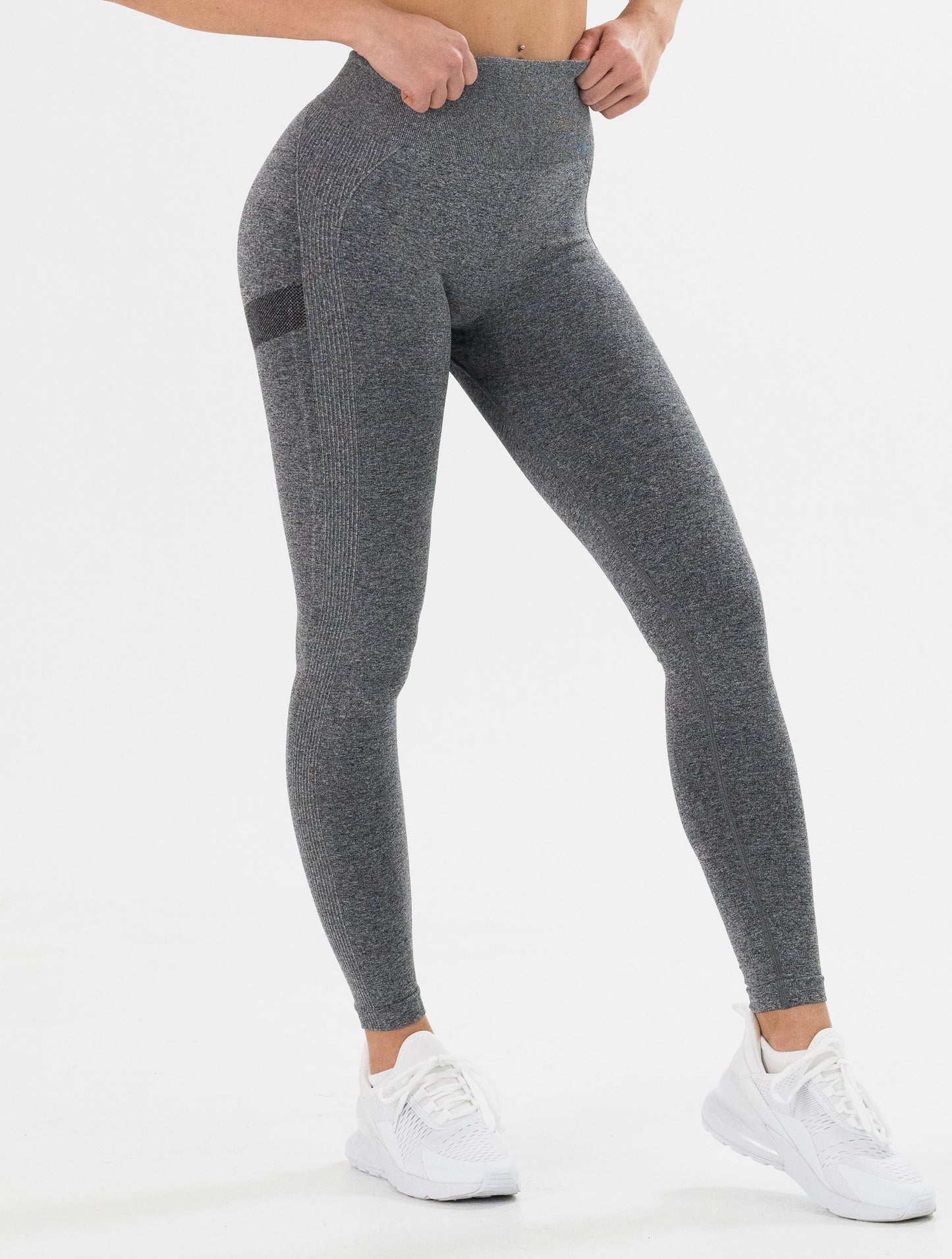Scrunch Leggings in Dunkel-Grau
