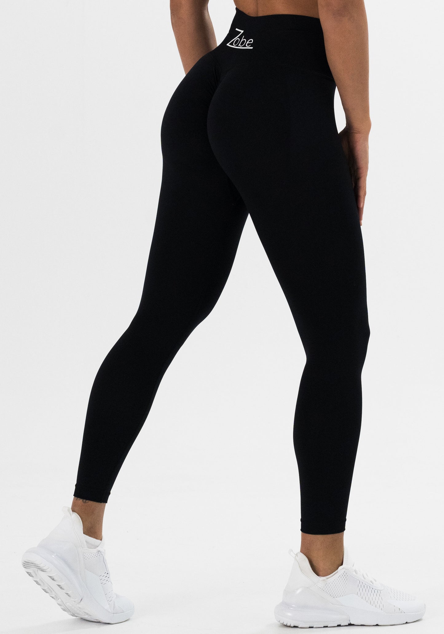 Scrunch Leggings in Schwarz