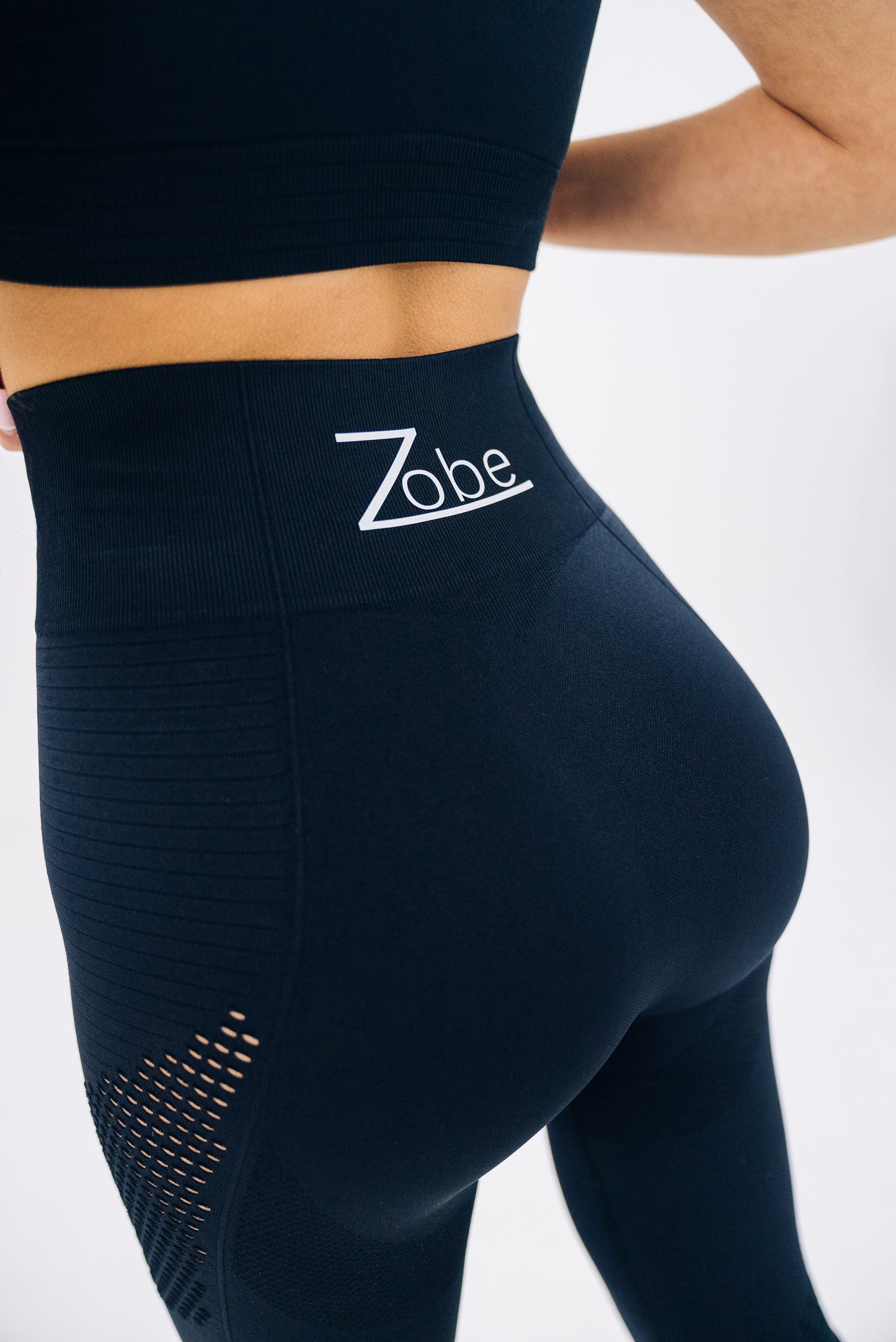 Air Leggings in Schwarz