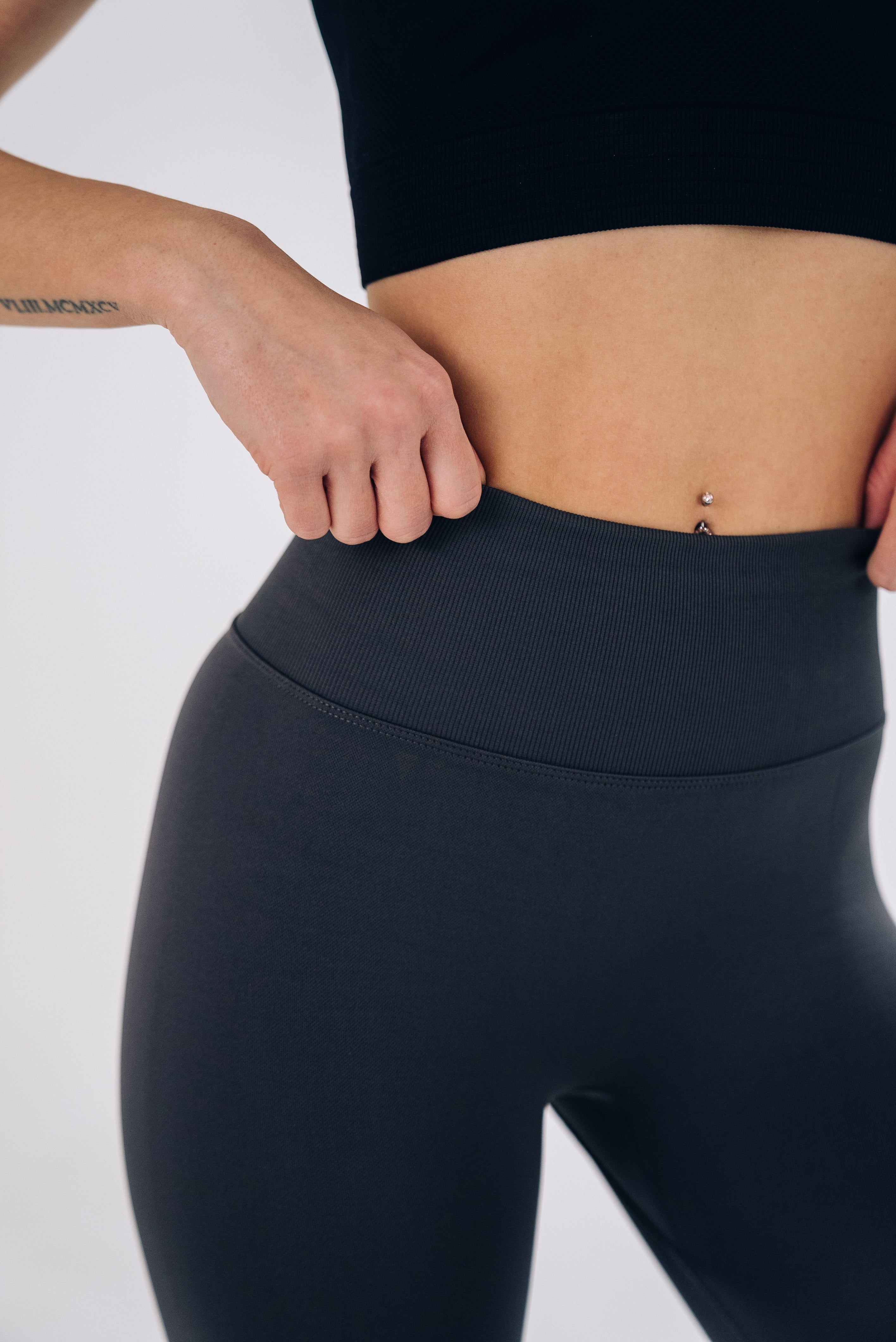 Prime Scrunch Leggings in Schwarz