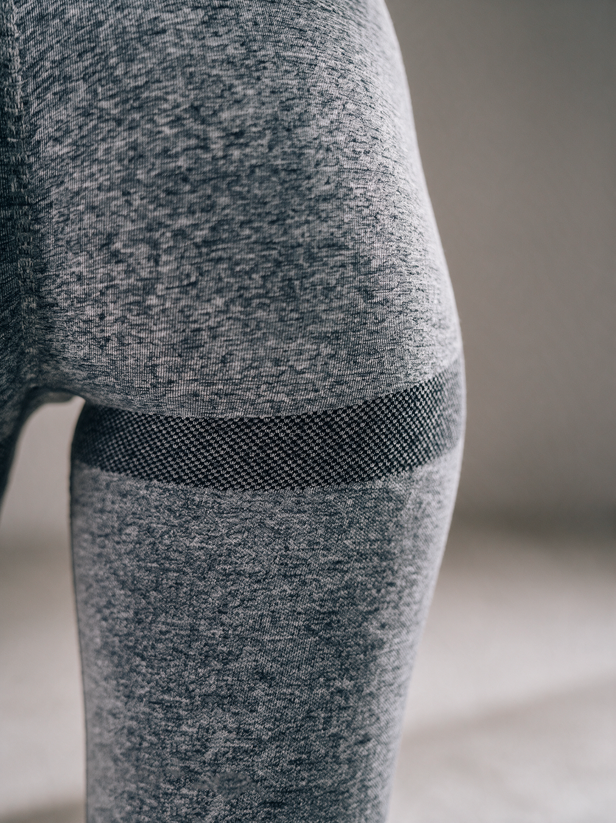 Scrunch Leggings in Dunkel-Grau
