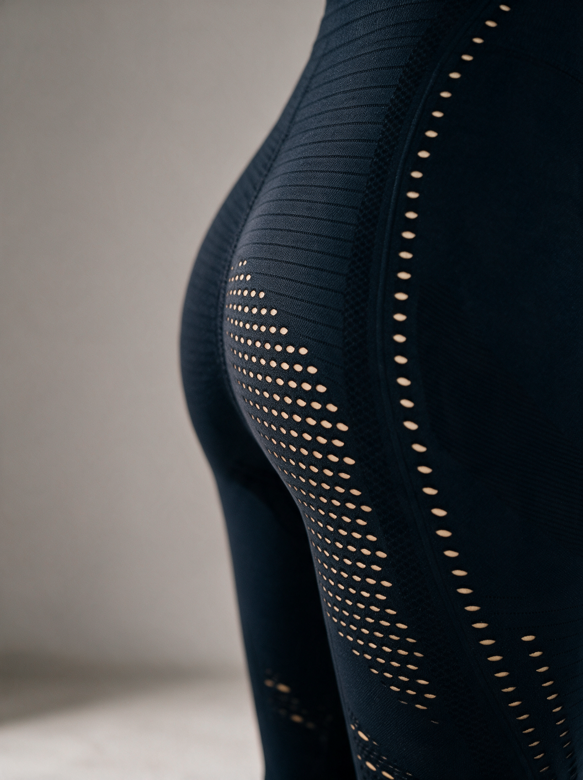 Scrunch Leggings in Schwarz