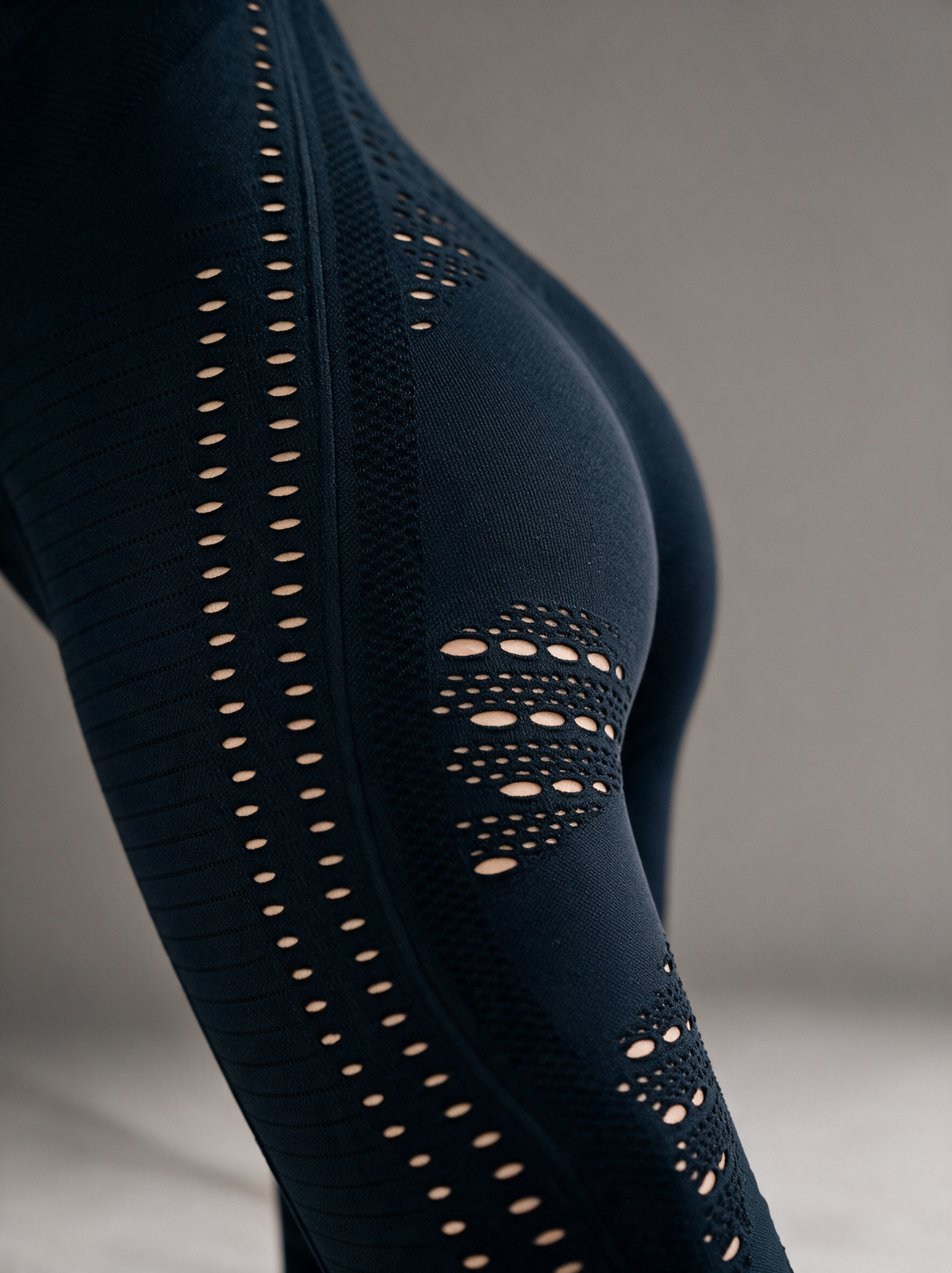 Scrunch Leggings in Schwarz
